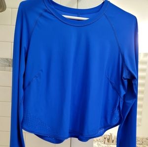 Crew neck UV protection running long sleeve